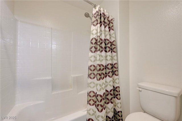 3949 Amanda Bay Ave, North Las Vegas, NV 89081 - full bath with toilet and shower / tub combo with curtain