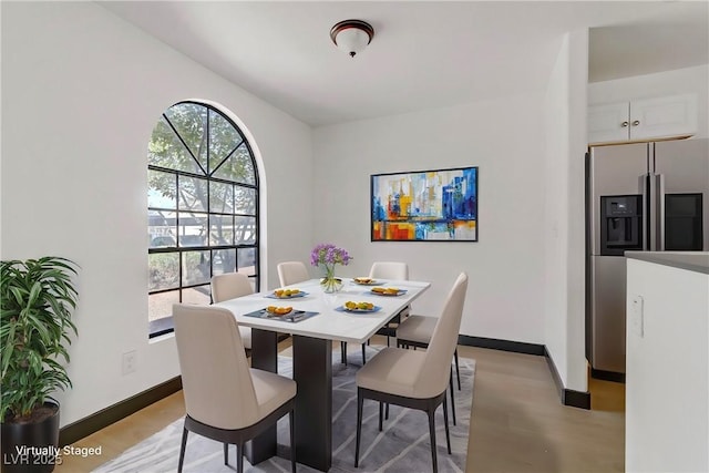 2963 Juniper Hills Blvd Unit 104, Las Vegas, NV 89142 - dining area with light wood finished floors and baseboards