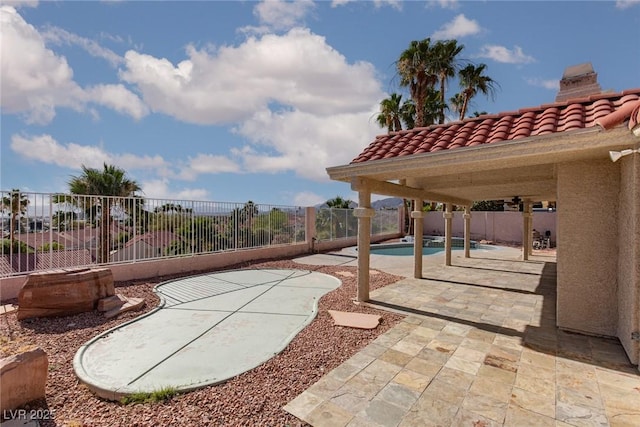 426 Lost Trail Dr, Henderson, NV 89014 - fenced backyard with a patio