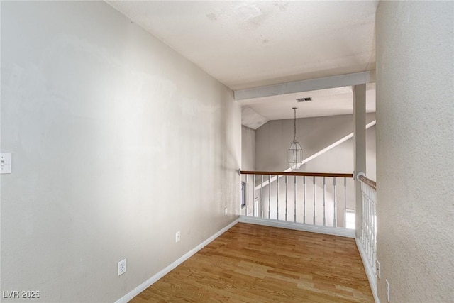 426 Lost Trail Dr, Henderson, NV 89014 - hallway featuring wood finished floors and baseboards