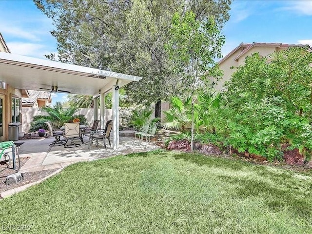9517 Mountainair Ave, Las Vegas, NV 89134 - view of yard featuring a patio