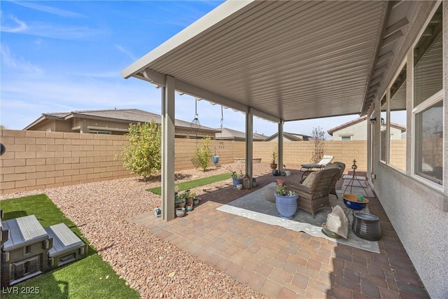 605 Cadence Vista Dr, Henderson, NV 89011 - fenced backyard featuring a patio