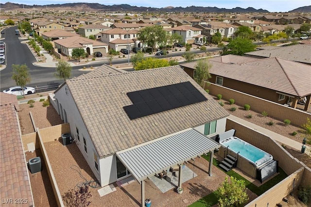 605 Cadence Vista Dr, Henderson, NV 89011 - aerial view of residential area featuring mountains