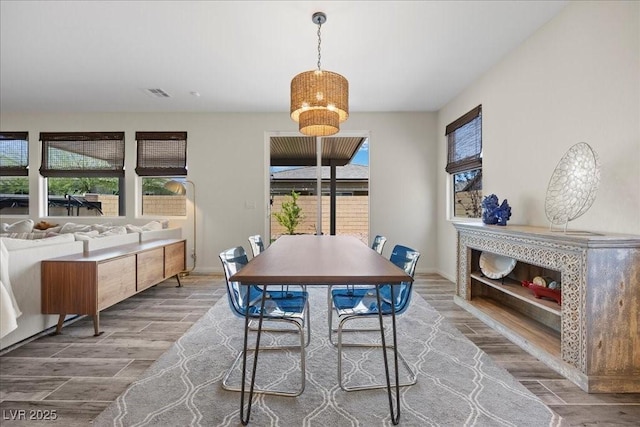605 Cadence Vista Dr, Henderson, NV 89011 - dining space featuring wood finished floors