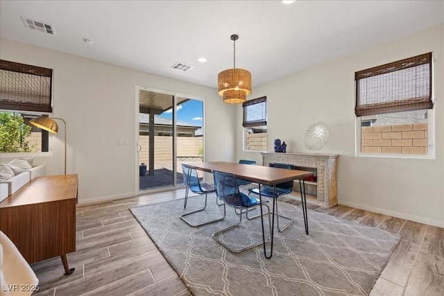 605 Cadence Vista Dr, Henderson, NV 89011 - dining area featuring wood finished floors and recessed lighting