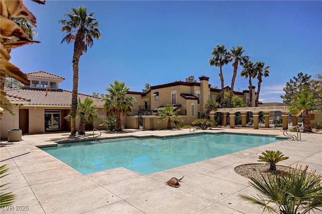 2801 N Rainbow Blvd Unit 273, Las Vegas, NV 89108 - community pool with a patio