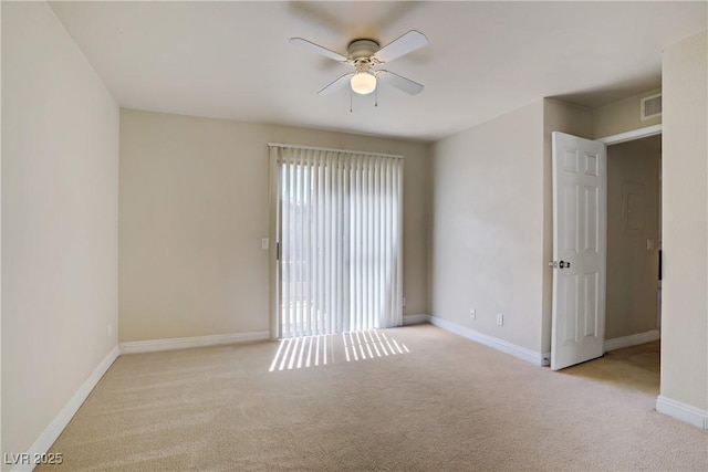 2801 N Rainbow Blvd Unit 273, Las Vegas, NV 89108 - carpeted empty room featuring a ceiling fan and baseboards