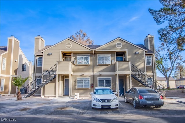 2696 Jennydiane Dr, Las Vegas, NV 89121 - view of building exterior featuring stairs