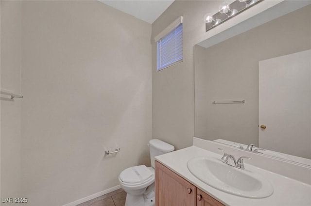 189 Paxon Hollow Ct, Las Vegas, NV 89148 - half bathroom with tile patterned floors and vanity