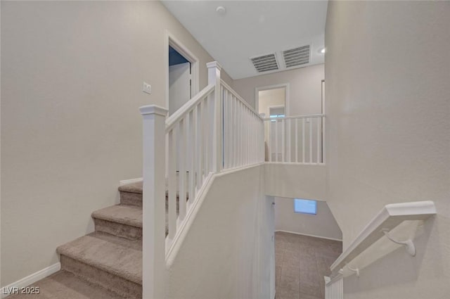 189 Paxon Hollow Ct, Las Vegas, NV 89148 - stairs featuring carpet floors and baseboards