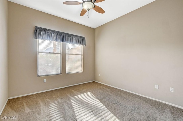 1904 Hot Oak Ridge St, Las Vegas, NV 89134 - carpeted spare room featuring a ceiling fan and baseboards