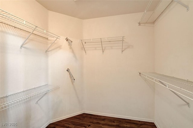 1904 Hot Oak Ridge St, Las Vegas, NV 89134 - spacious closet with dark wood-type flooring