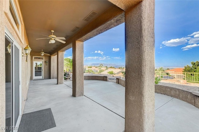 1904 Hot Oak Ridge St, Las Vegas, NV 89134 - view of patio / terrace featuring ceiling fan