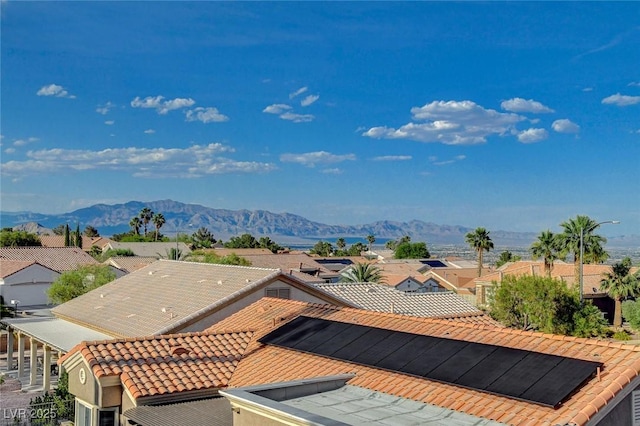 1904 Hot Oak Ridge St, Las Vegas, NV 89134 - mountain view with nearby suburban area