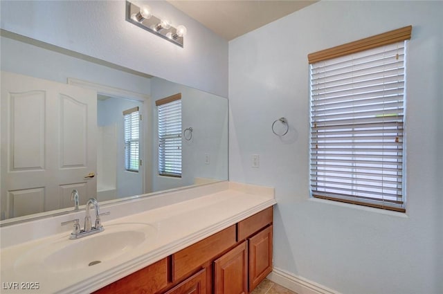 4841 Raw Umber Ct, Las Vegas, NV 89131 - bathroom featuring vanity and tile patterned floors