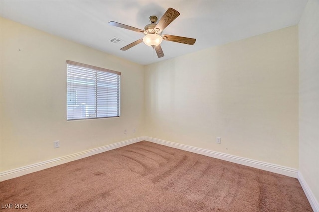 4841 Raw Umber Ct, Las Vegas, NV 89131 - carpeted empty room featuring ceiling fan and baseboards