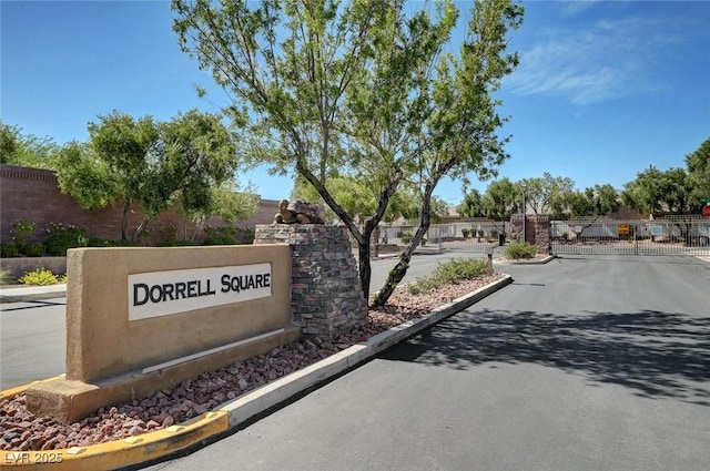 4841 Raw Umber Ct, Las Vegas, NV 89131 - community / neighborhood sign with a gate