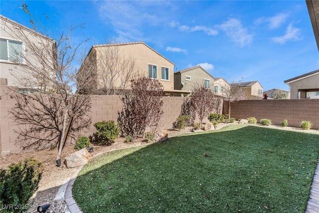 9850 Poplar Point Ave, Las Vegas, NV 89178 - fenced backyard with a residential view