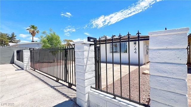 744 Hubbard St, Las Vegas, NV 89110 - gate with a fenced front yard