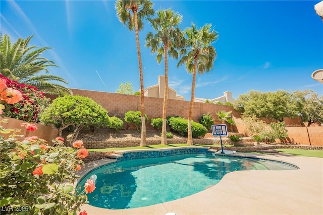 209 Camino Vista St, Henderson, NV 89012 - view of pool featuring a fenced backyard