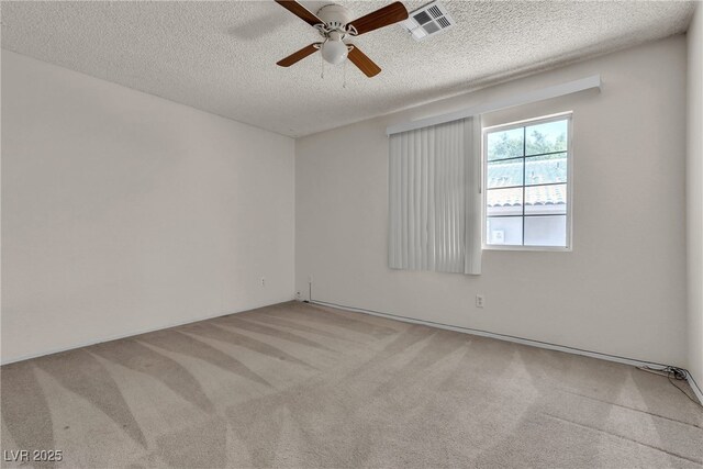 2124 Willowbury Dr Unit D, Las Vegas, NV 89108 - carpeted empty room with a textured ceiling and ceiling fan