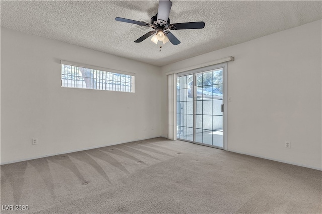 2124 Willowbury Dr Unit D, Las Vegas, NV 89108 - unfurnished room with a textured ceiling, carpet, and a ceiling fan