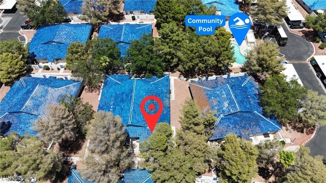 2124 Willowbury Dr Unit D, Las Vegas, NV 89108 - aerial view