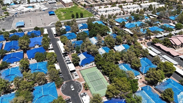 2124 Willowbury Dr Unit D, Las Vegas, NV 89108 - aerial perspective of suburban area