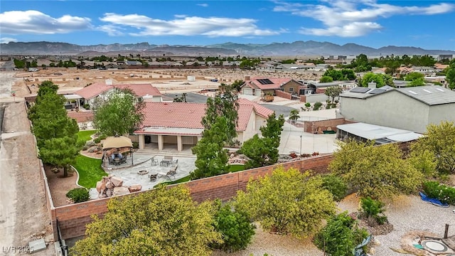 9180 Mohawk St, Las Vegas, NV 89139 - aerial view of residential area featuring mountains