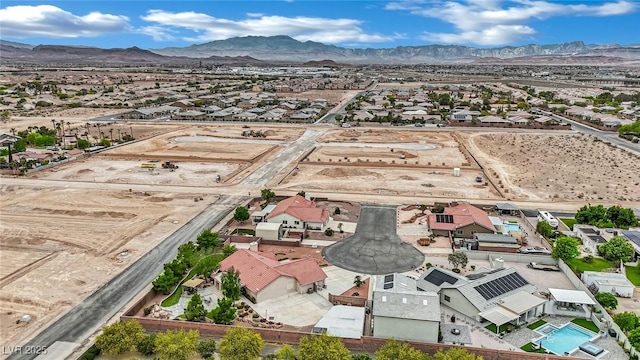 9180 Mohawk St, Las Vegas, NV 89139 - aerial view of residential area with mountains