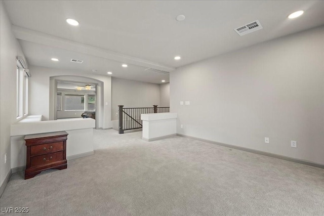 6618 Tangled Vines Ave, Las Vegas, NV 89139 - empty room featuring recessed lighting and light carpet