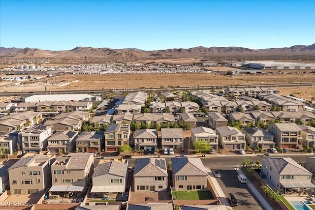 6618 Tangled Vines Ave, Las Vegas, NV 89139 - aerial perspective of suburban area featuring mountains