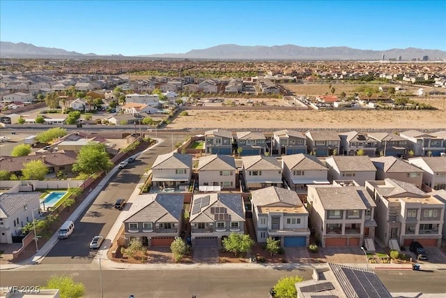 6618 Tangled Vines Ave, Las Vegas, NV 89139 - aerial perspective of suburban area with mountains