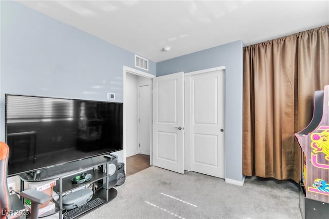 6953 Midnight Bronze St, North Las Vegas, NV 89086 - living room featuring carpet floors and baseboards