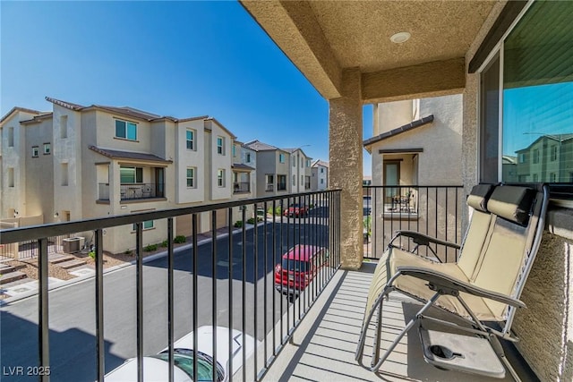 6953 Midnight Bronze St, North Las Vegas, NV 89086 - balcony featuring a residential view