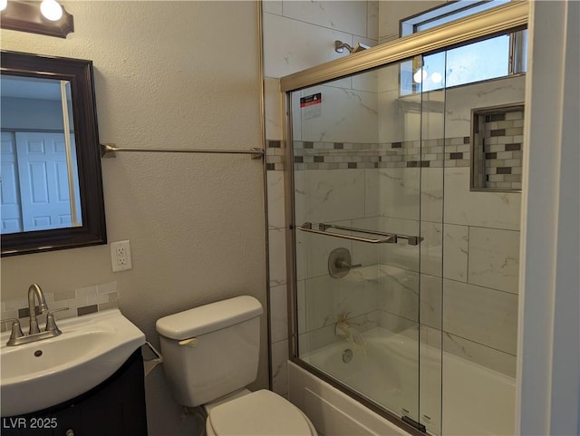 1220 Toledo St, Henderson, NV 89015 - full bathroom with vanity and enclosed tub / shower combo