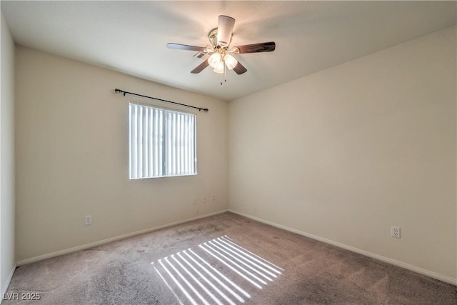 5425 Thomaston Ct, Las Vegas, NV 89122 - carpeted empty room featuring a ceiling fan and baseboards