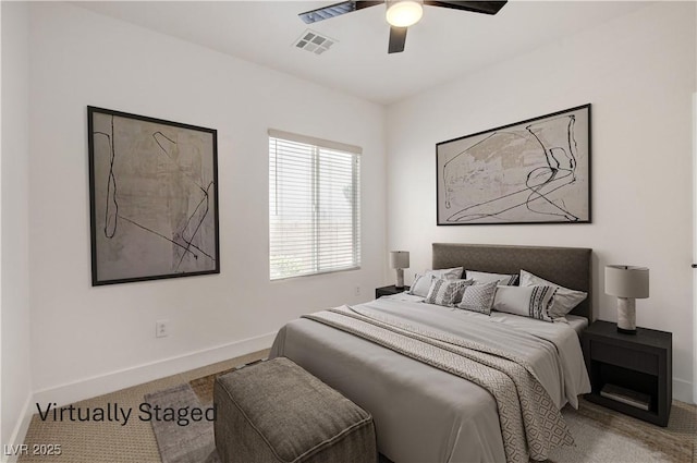 2149 Kelsey Creek Ct, Henderson, NV 89044 - bedroom with carpet and ceiling fan