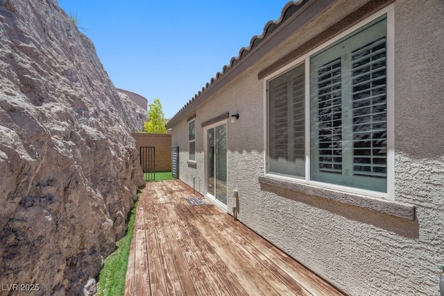 145 Langley Hill Ave, Henderson, NV 89002 - view of wooden deck