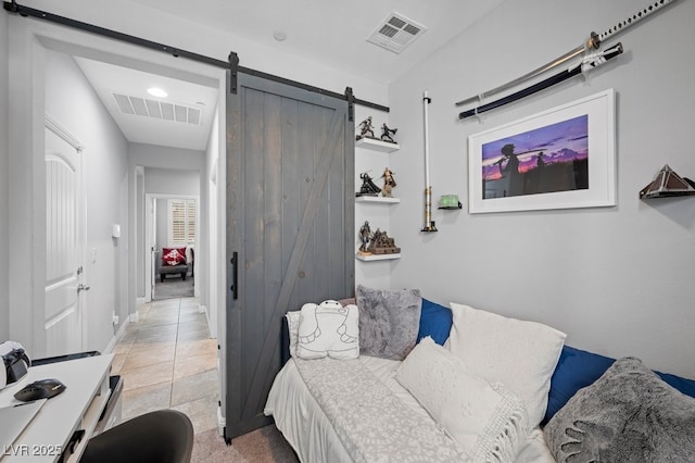 145 Langley Hill Ave, Henderson, NV 89002 - sitting room featuring a barn door