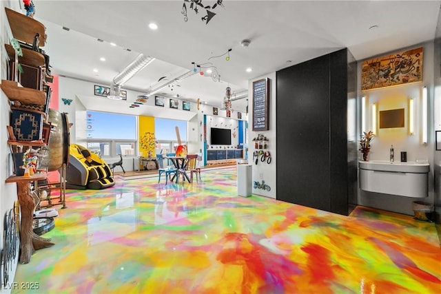 200 Hoover Ave Unit 1813, Las Vegas, NV 89101 - game room with recessed lighting