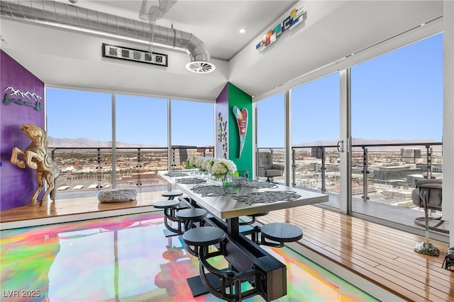 200 Hoover Ave Unit 1813, Las Vegas, NV 89101 - sunroom with plenty of natural light and a mountain view