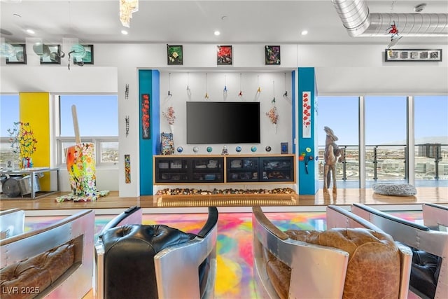 200 Hoover Ave Unit 1813, Las Vegas, NV 89101 - living area with recessed lighting