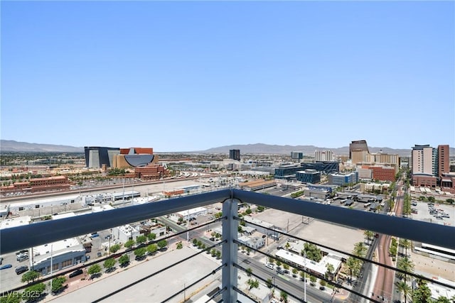 200 Hoover Ave Unit 1813, Las Vegas, NV 89101 - balcony with a view of city and a mountain view