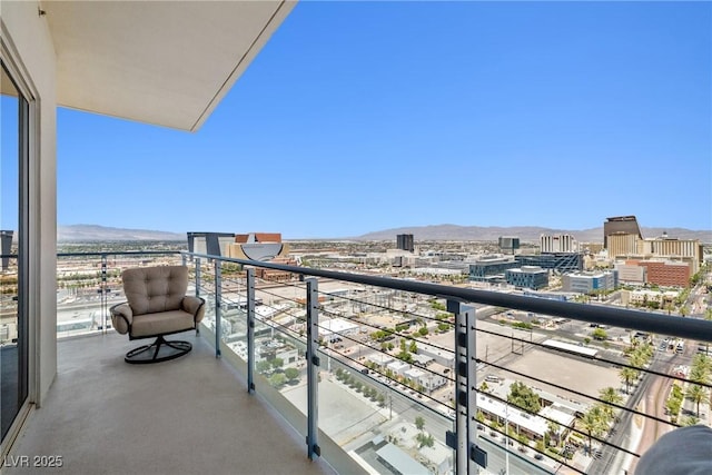 200 Hoover Ave Unit 1813, Las Vegas, NV 89101 - balcony with a city view and a mountain view