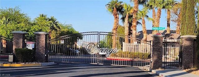 7395 Howell Mill Ct, Las Vegas, NV 89113 - view of gate