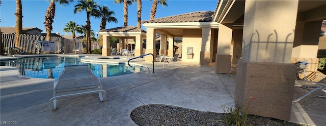 7395 Howell Mill Ct, Las Vegas, NV 89113 - community pool featuring a patio area and a gazebo