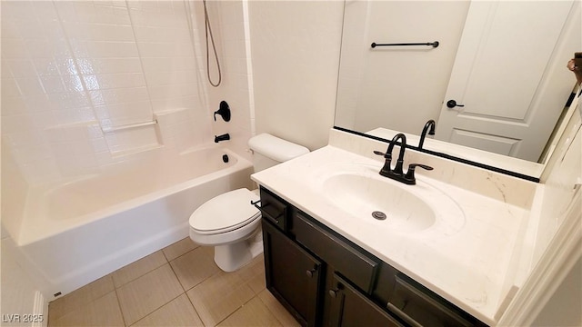 145 Forest Crossing Ct, Las Vegas, NV 89148 - bathroom with vanity, tile patterned floors, and shower / bath combination