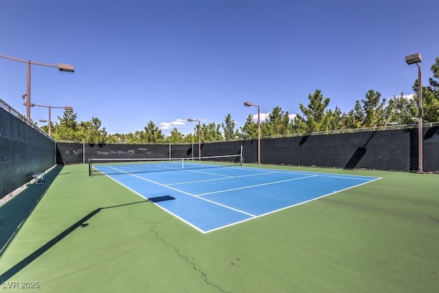145 Forest Crossing Ct, Las Vegas, NV 89148 - view of tennis court with community basketball court