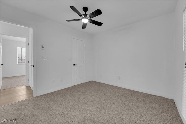 1108 Putnam Ave, North Las Vegas, NV 89030 - unfurnished bedroom with carpet flooring and a ceiling fan